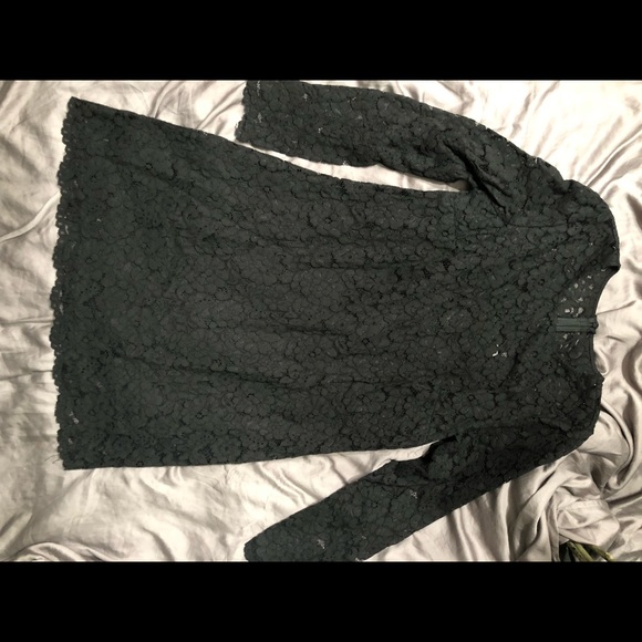 H&M long sleeve black lace dress - Picture 8 of 16
